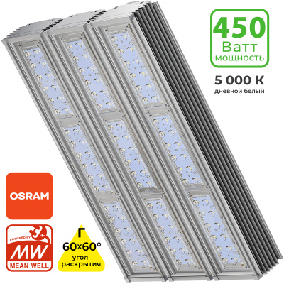 Светодиодный светильник IO-PROM450/3S (P450/3S-5KMWOSG60)